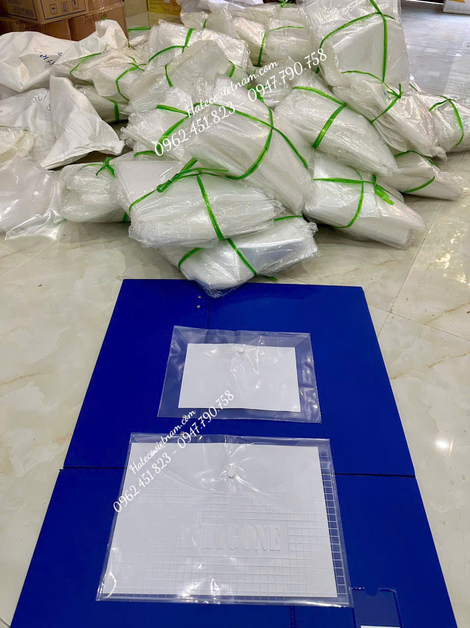 Túi Clearbag khổ A4 TRẮNG TRƠN CHƯA IN ( Túi myclear, túi khuy, túi cúc, bìa nút) - DÙNG IN QUẢNG CÁO THƯƠNG HIỆU