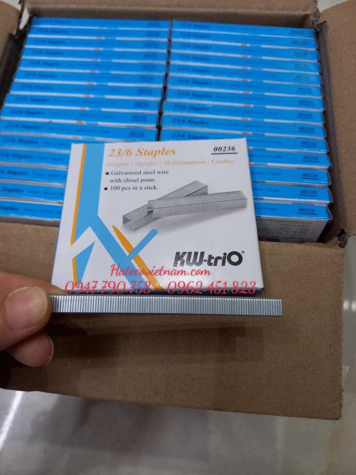 Đạn ghim KW-TriO 23/6 (35 tờ), HÀNG CHÍNH HÃNG