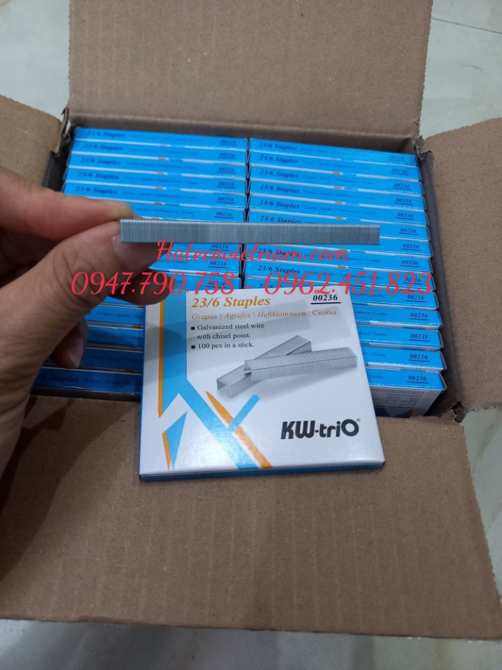 Đạn ghim KW-TriO 23/6 (35 tờ), HÀNG CHÍNH HÃNG