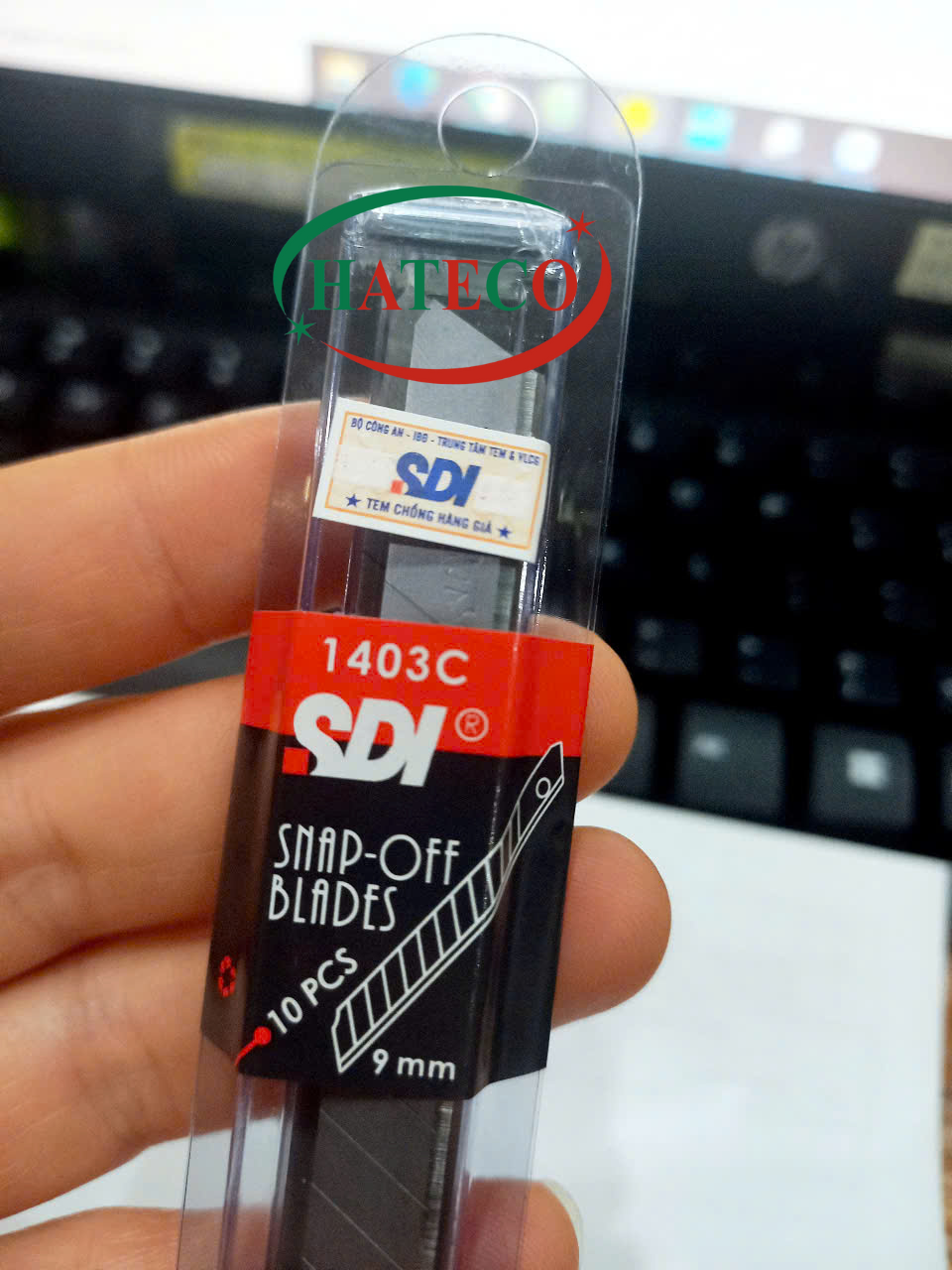 Lưỡi dao SDI nhỏ No.1403C Cutter Blades - Lưỡi Dao Đẩy SDI 1403C (HÀNG CHÍNH HÃNG)