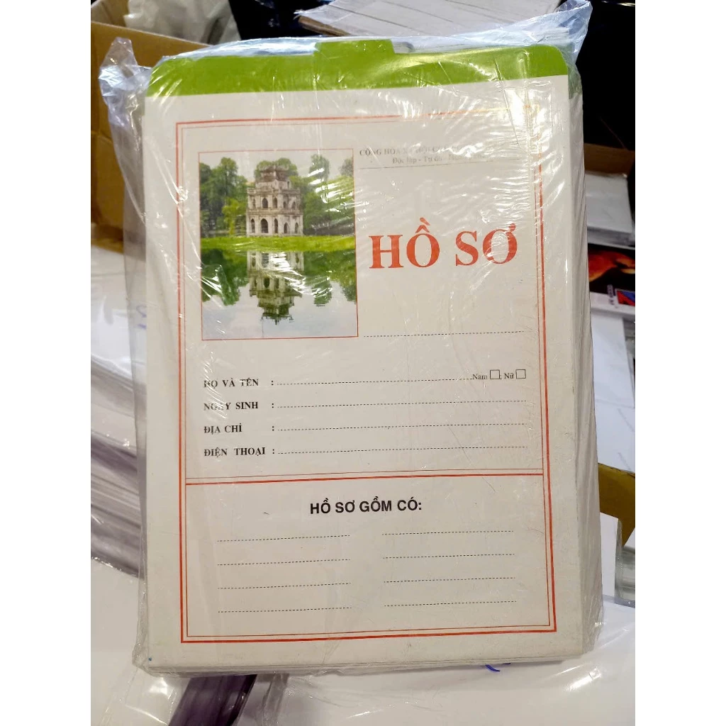 50 Vỏ hồ sơ xin việc ( không ruột) loại dày