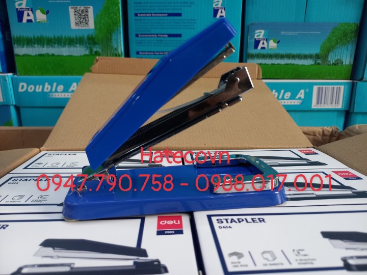 DẬP GHIM XOAY CHIỀU DELI - 414 HÀNG CHÍNH HÃNG