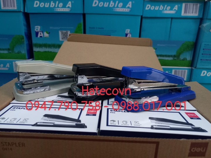 DẬP GHIM XOAY CHIỀU DELI - 414 HÀNG CHÍNH HÃNG