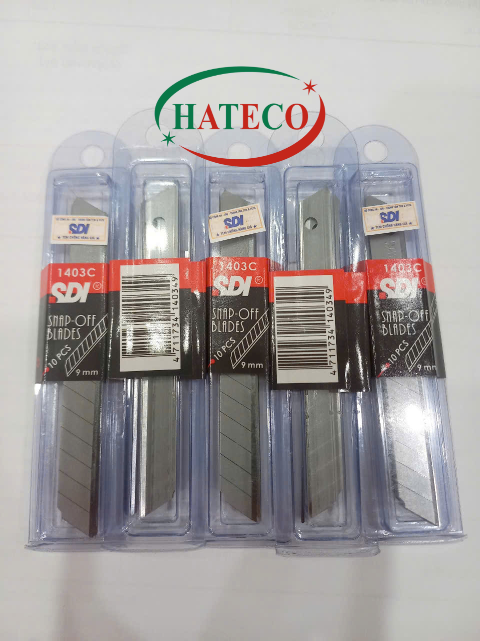 Lưỡi dao SDI nhỏ No.1403C Cutter Blades - Lưỡi Dao Đẩy SDI 1403C (HÀNG CHÍNH HÃNG)