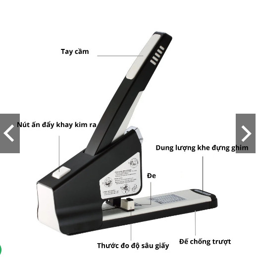 DẬP GHIM TRỢ LỰC KW-TriO 050LX 240 TỜ ( NEW) HÀNG CHÍNH HÃNG BẤ 100 150 200 TỜ