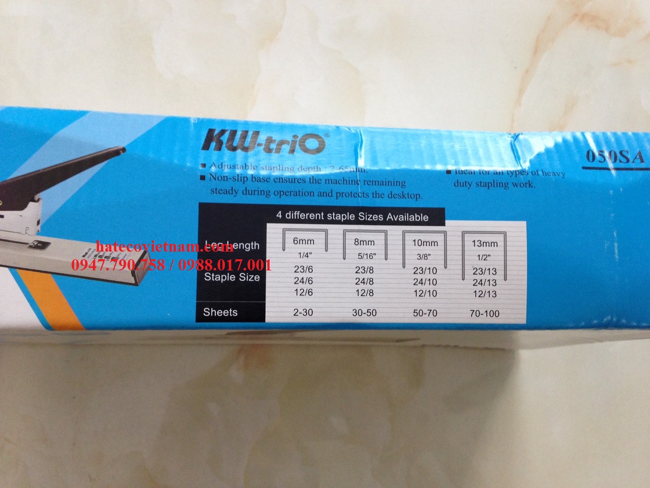 DẬP GHIM ĐẠI KW TRIO 50SA 100 TỜ CHÍNH HÃNG - MÁY BẤM GHIM