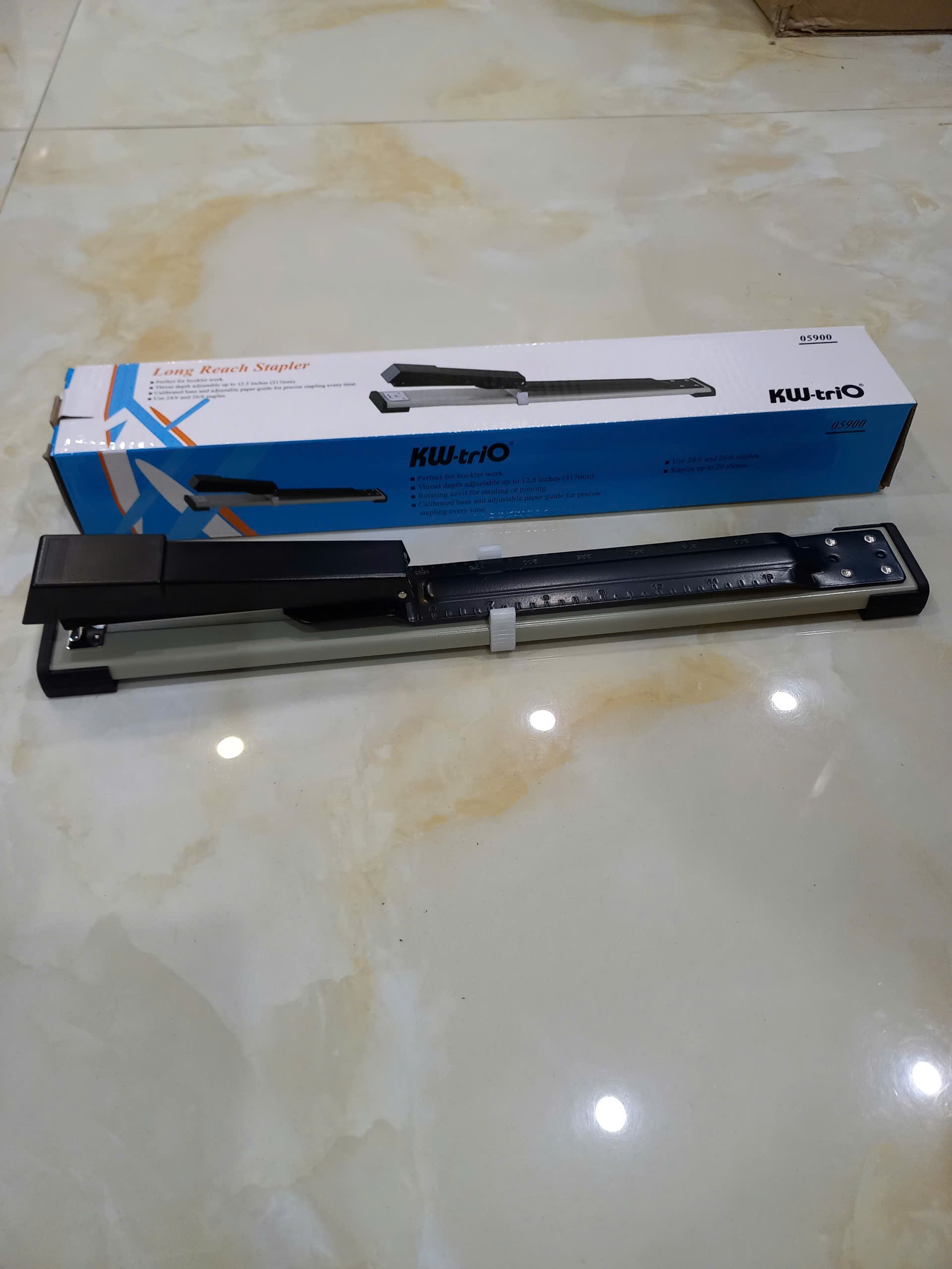 DẬP GHIM DÀI KW - TRIO 5900 (35 TỜ) - DẬP GHIM ĐÓNG SÁCH - DẬP GHIM GIỮA HÀNG CHÍNH HÃNG