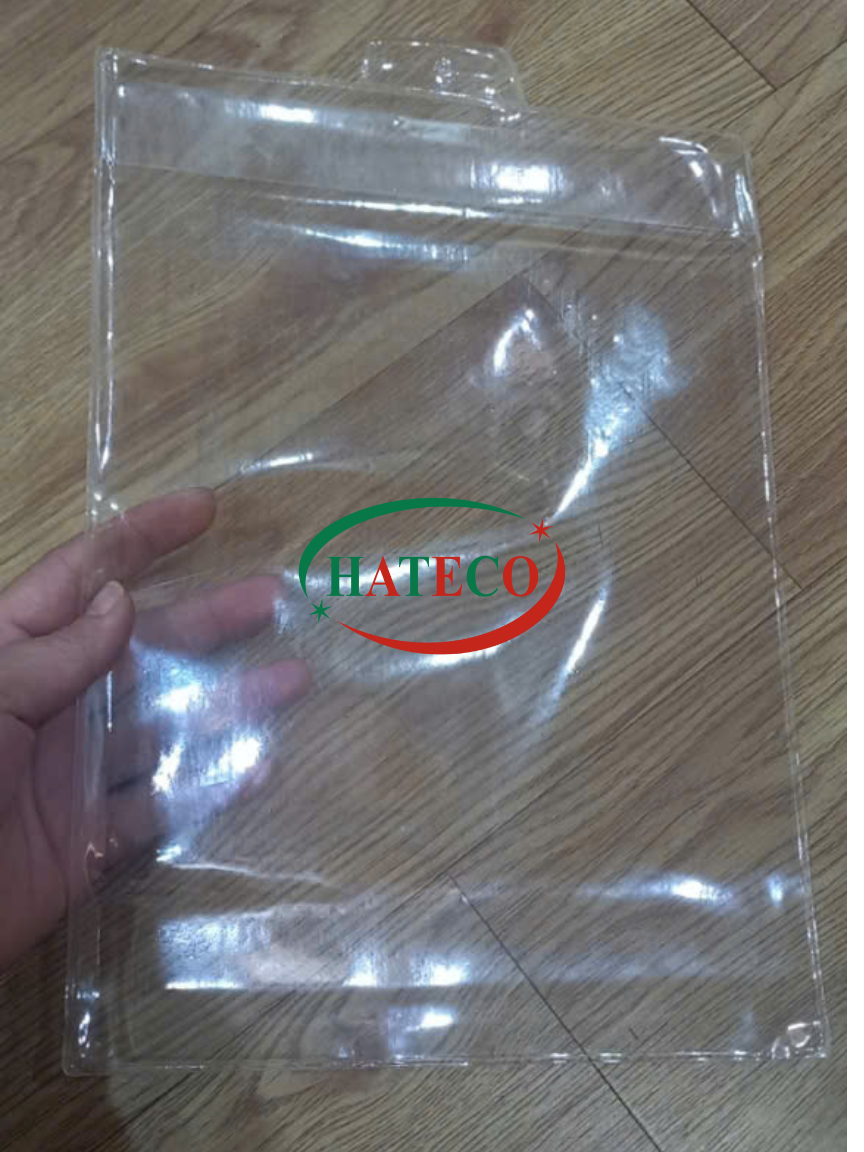 Túi nhựa dẻo PVC có móc treo khổ A4/A5/A6 - Túi nhựa trong suốt