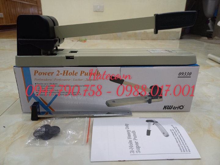 MÁY ĐỤC 2 LỖ KW-TRIO 933 (190 TỜ ) - DẬP LỖ (CAM KẾT HÀNG CHÍNH HÃNG).