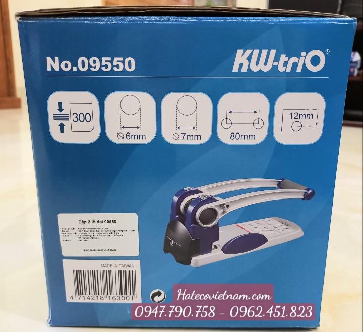 ĐỤC LỖ KW-TRIO 9550 - BẤM 2 LỖ SIÊU TRỢ LỰC KW-TRIO 9550 HÀNG CHÍNH HÃNG