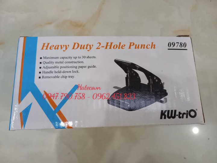 ĐỤC LỖ KW-TRIO 978 (30 TỜ) CHÍNH HÃNG - DẬP LỖ 09780