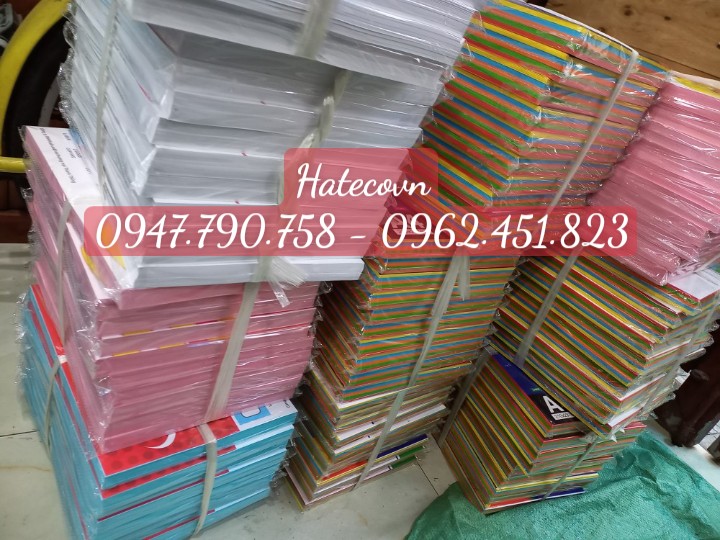 Bìa trộn 5 màu Pgrand - bìa màu đặc biệt - trộn 5 màu 1 tập