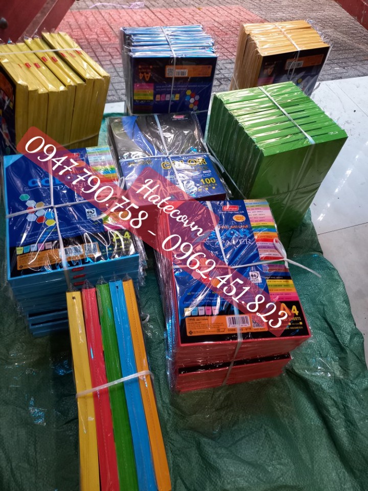 Bìa trộn 5 màu Pgrand - bìa màu đặc biệt - trộn 5 màu 1 tập