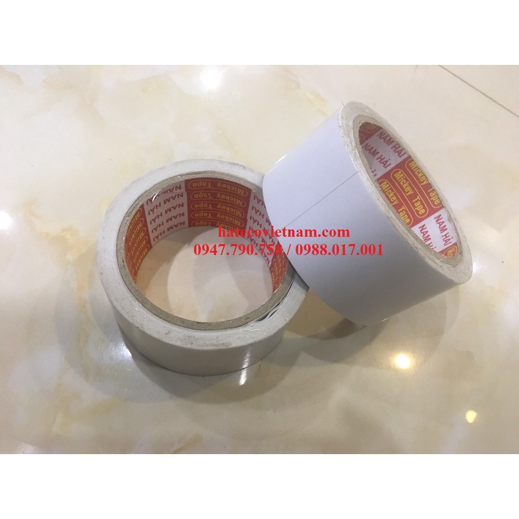 BĂNG DÍNH 2 MẶT ĐỦ KÍCH CỠ SIÊU DÍNH DÀY CỤ (BẢN 1CM - 2CM - 5CM) - LOẠI DÀY