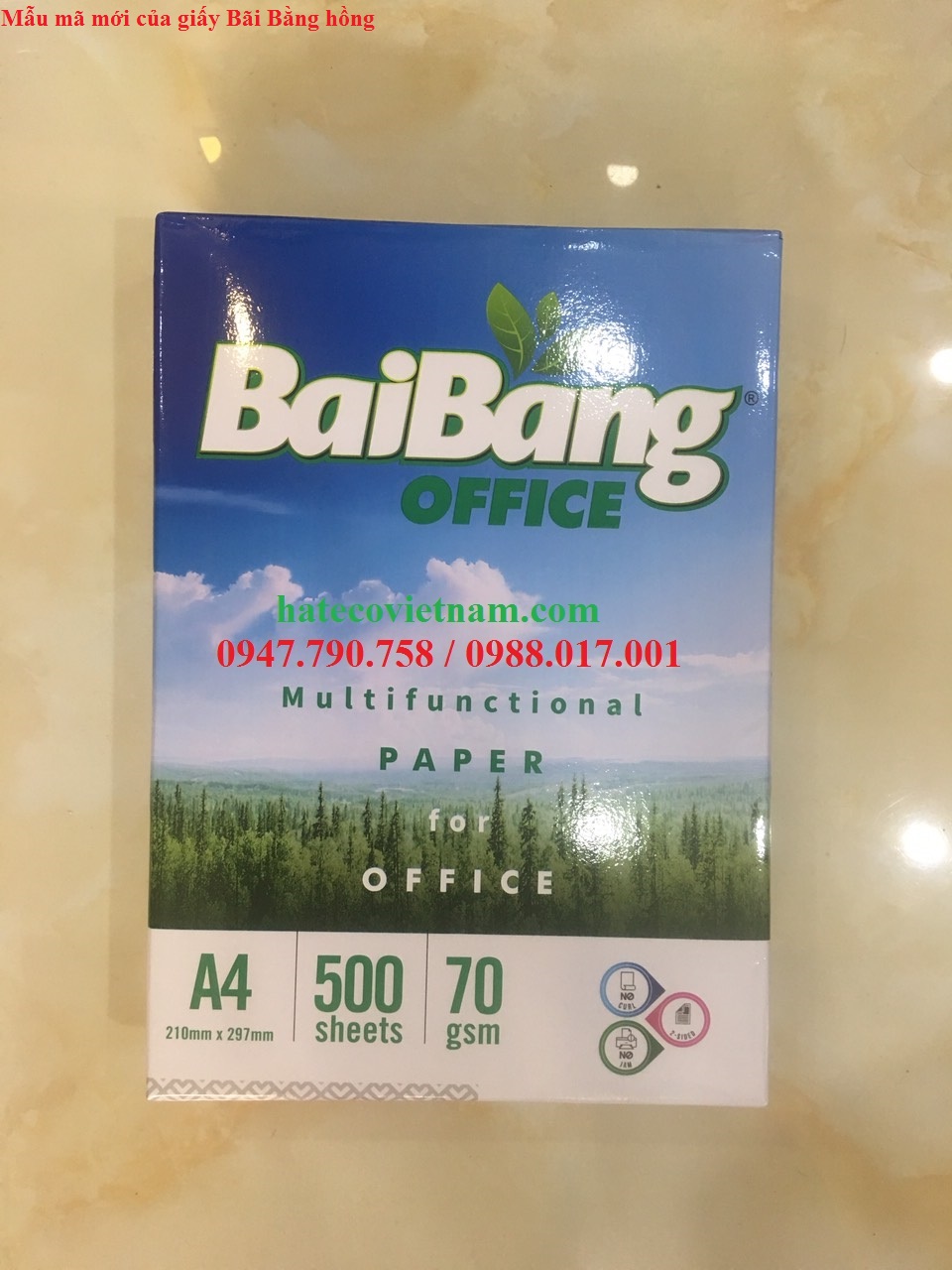 GIẤY IN BÃI BẰNG OFFICE A4 ĐL70 - GIẤY BÃI BẰNG PHOTO HÀNG CHÍNH HÃNG