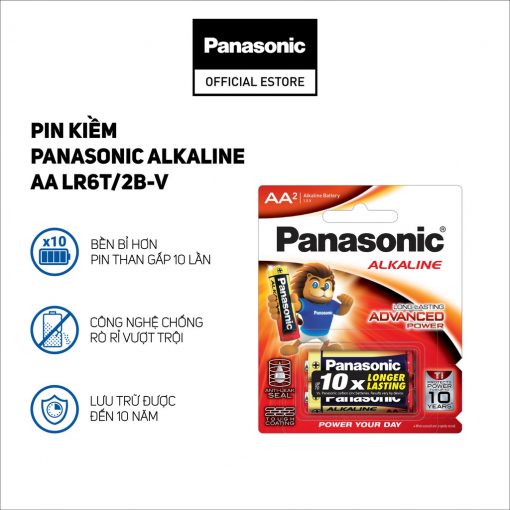 Pin AA Panasonic Alkaline LR6T-2B