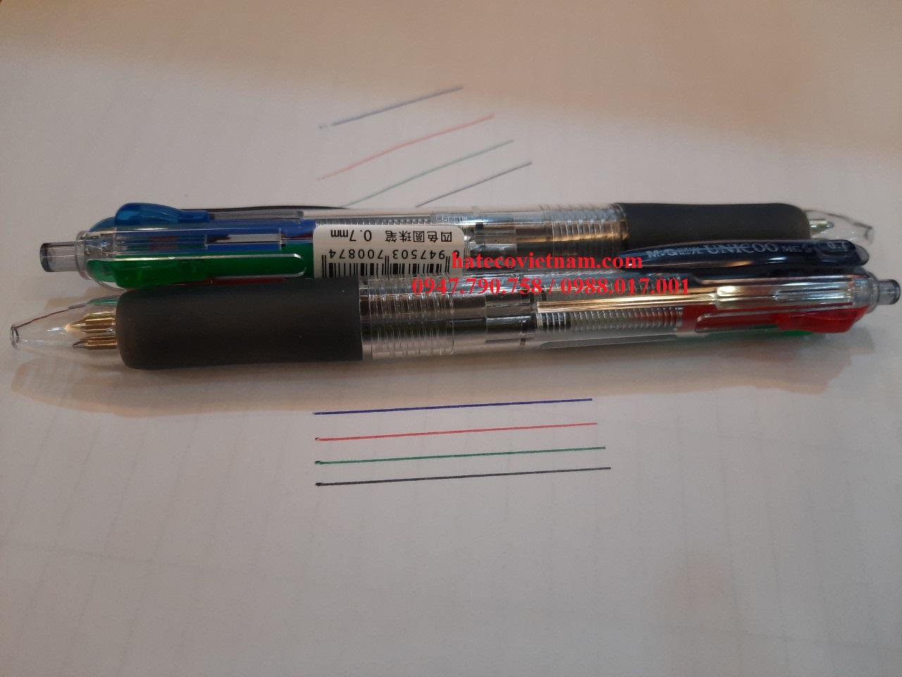 BÚT BI 4 MÀU UNICOO BP8030