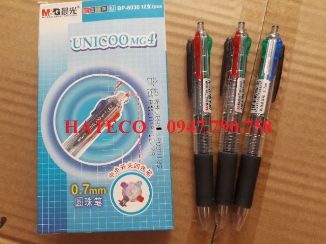 BÚT BI 4 MÀU UNICOO BP8030