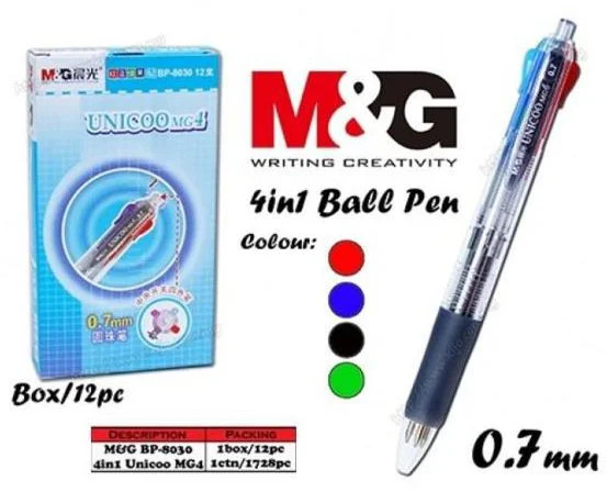 BÚT BI 4 MÀU UNICOO BP8030