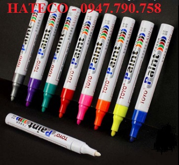 Bút Sơn Toyo XANH BIỂN - Bút tô vẽ thông số lốp, giày dép, mọi bề mặt nhanh khô...