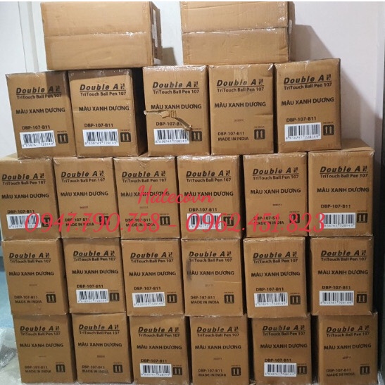 BÚT BI DOUBLE A TRITOUCH BALL PEN NÉT 0.7MM (CÓ ĐỆM ÊM TAY)