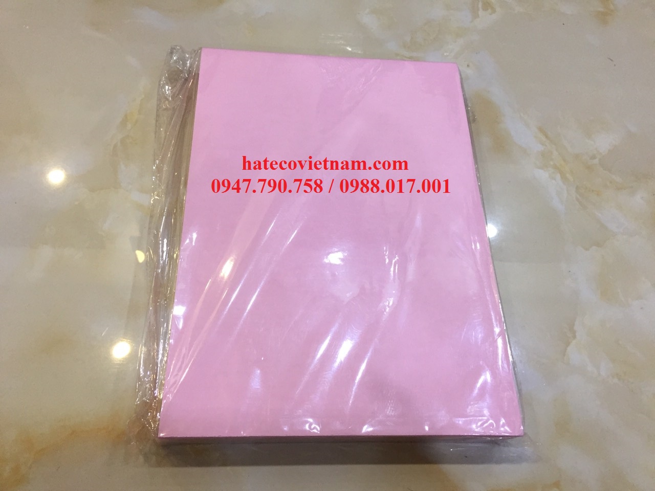 Giấy Cacbon A4 (ram 500 tờ/màu) - Giấy in hóa đơn KHÔNG DÙNG GIẤY THAN