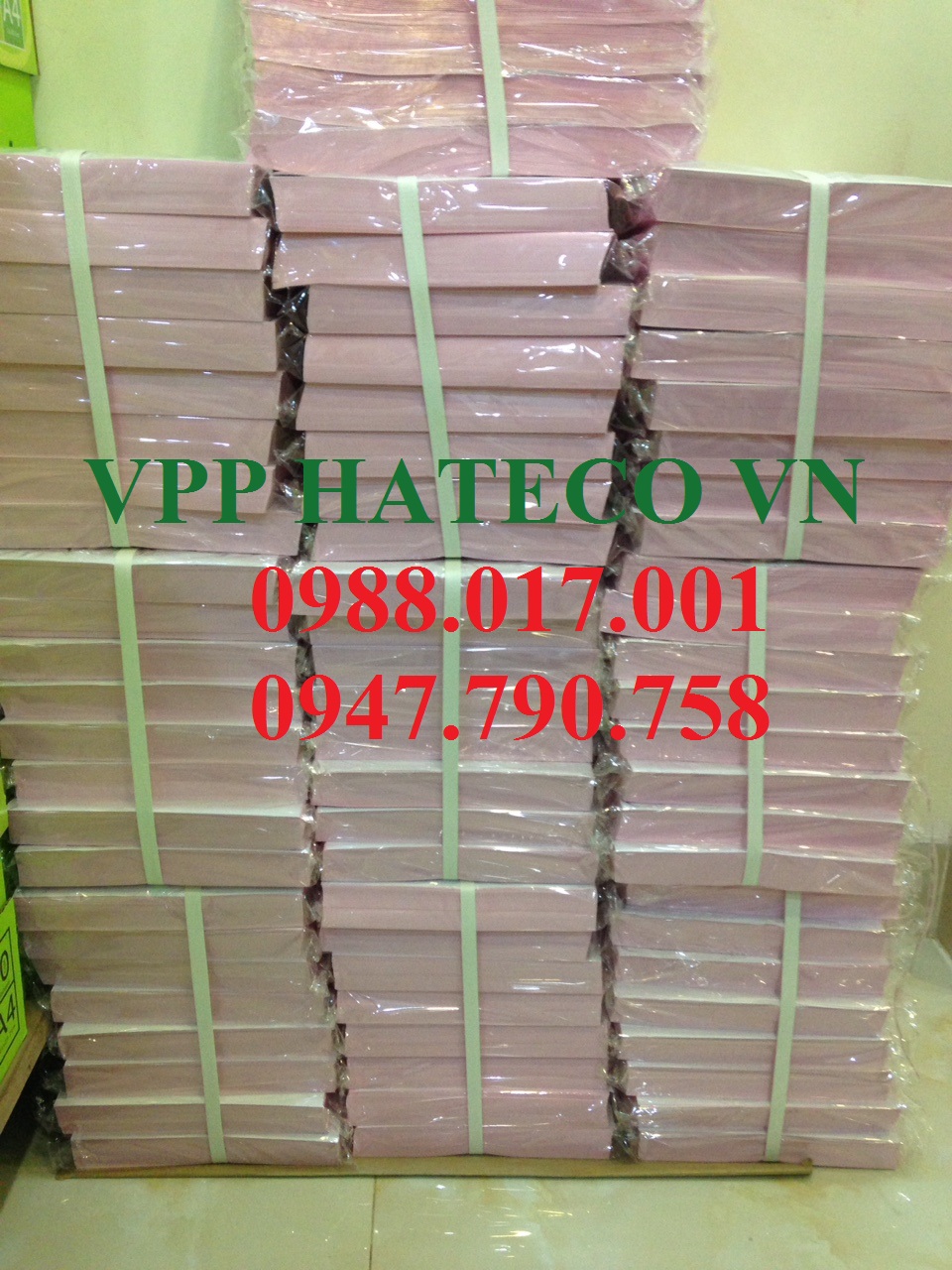 Giấy Cacbon A4 (ram 500 tờ/màu) - Giấy in hóa đơn KHÔNG DÙNG GIẤY THAN