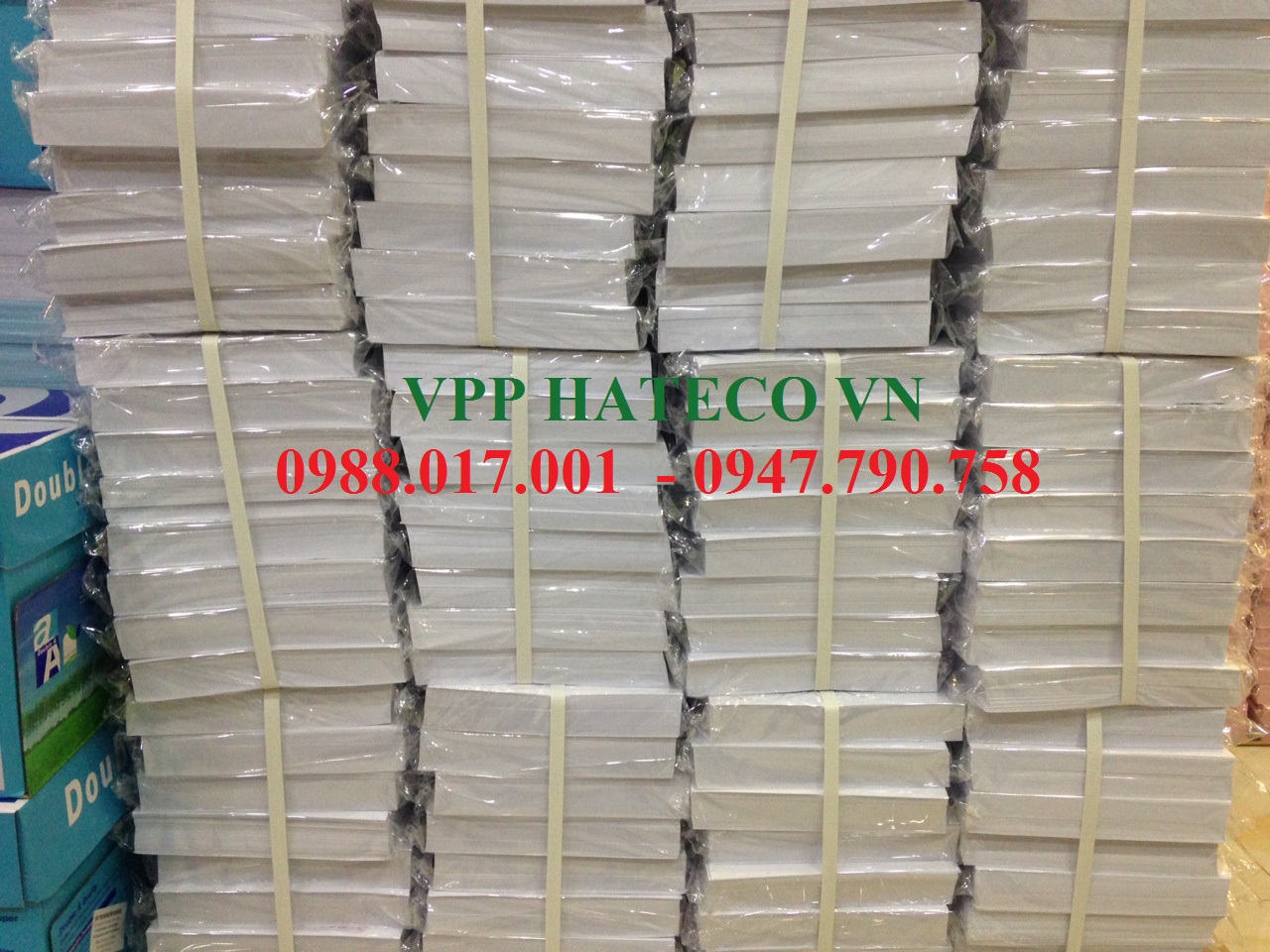 Giấy Cacbon A4 (ram 500 tờ/màu) - Giấy in hóa đơn KHÔNG DÙNG GIẤY THAN