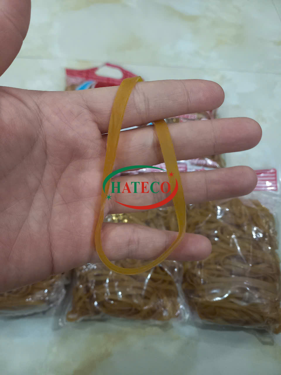 Dây thun bản lớn - Chun đại dây chun vòng sợi phở / dây chun vòng buộc chứng từ (500gr/bịch)