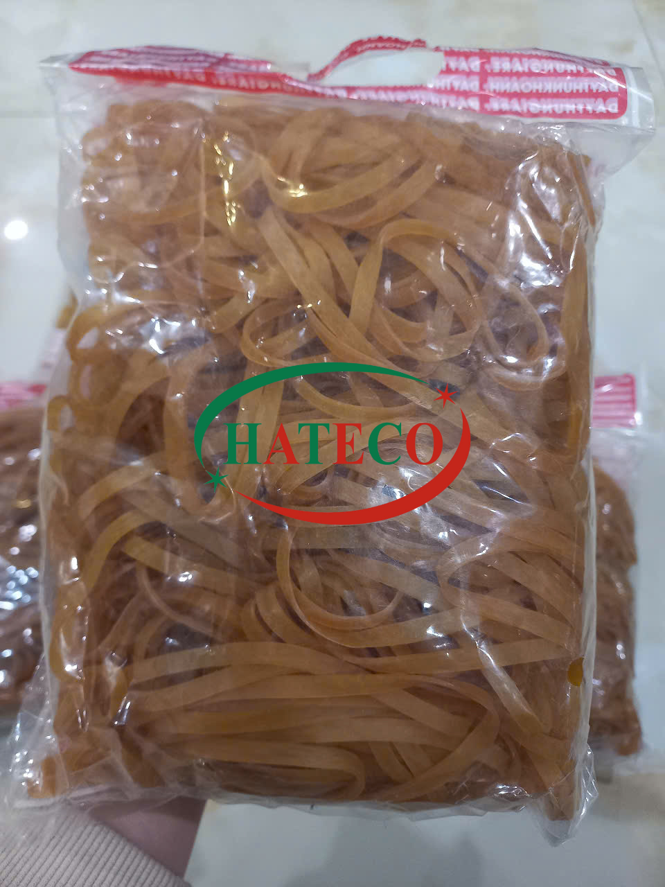 Dây thun bản lớn - Chun đại dây chun vòng sợi phở / dây chun vòng buộc chứng từ (500gr/bịch)