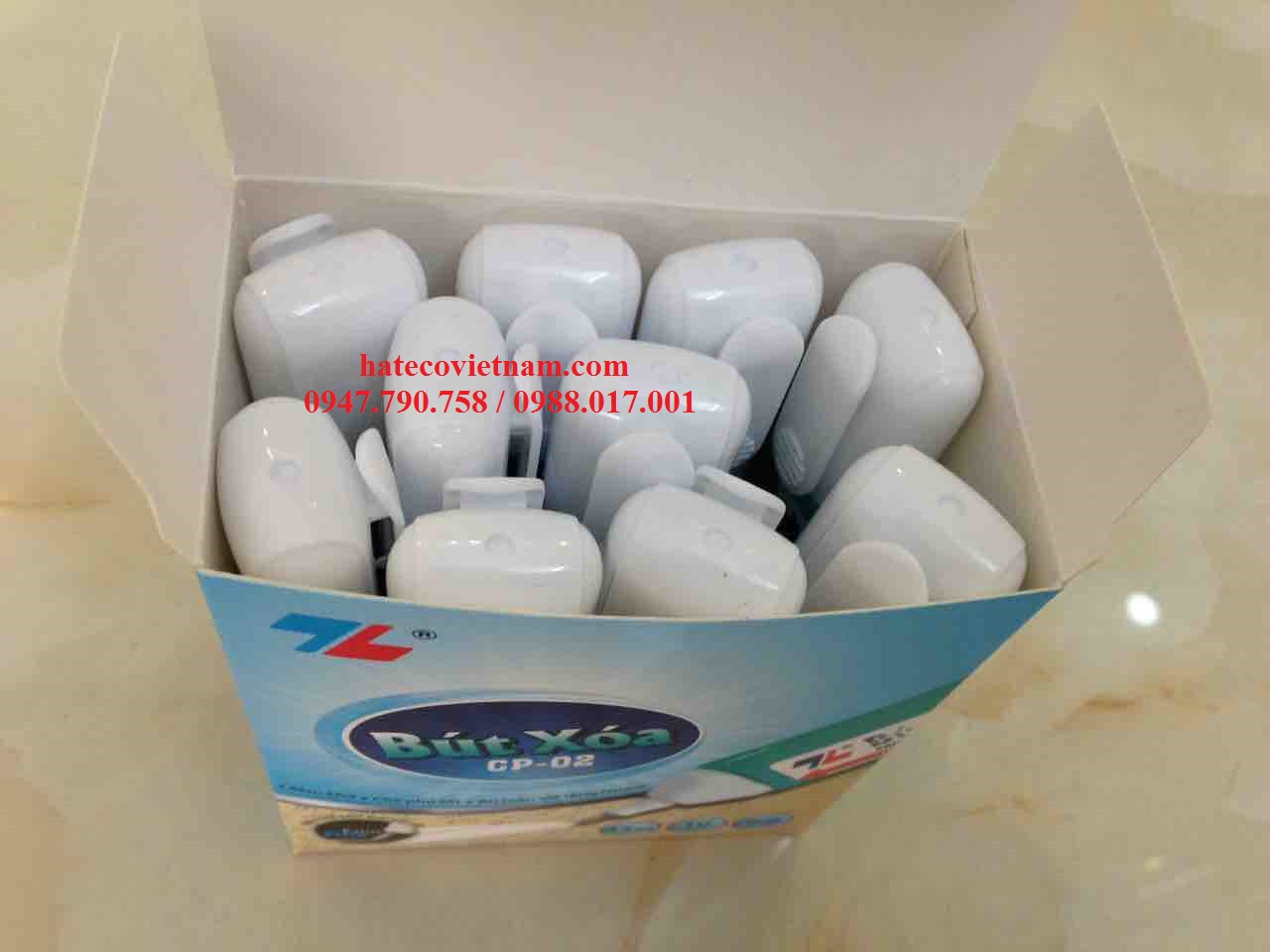 BÚT XÓA NƯỚC THIÊN LONG CP02 - BÚT PHỦ TRẮNG CHÍNH HÃNG DUNG TÍCH 12ML, XÓA NHANH KHÔ