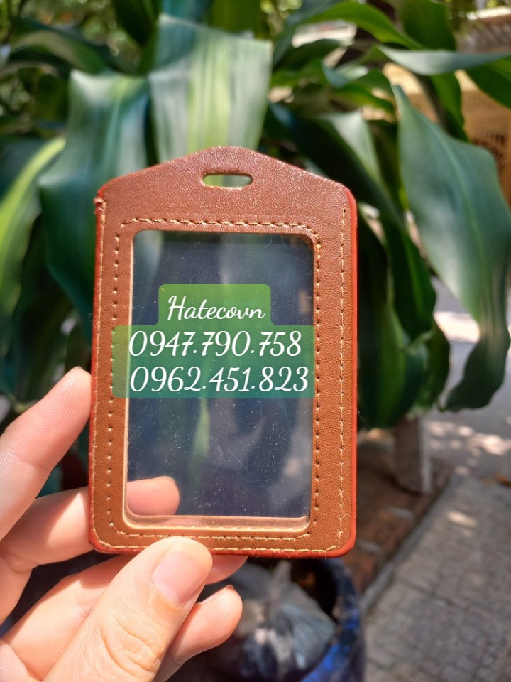 BAO THẺ DA CÁC LOẠI 1 MẶT 2 MẶT - MẶT THẺ DA