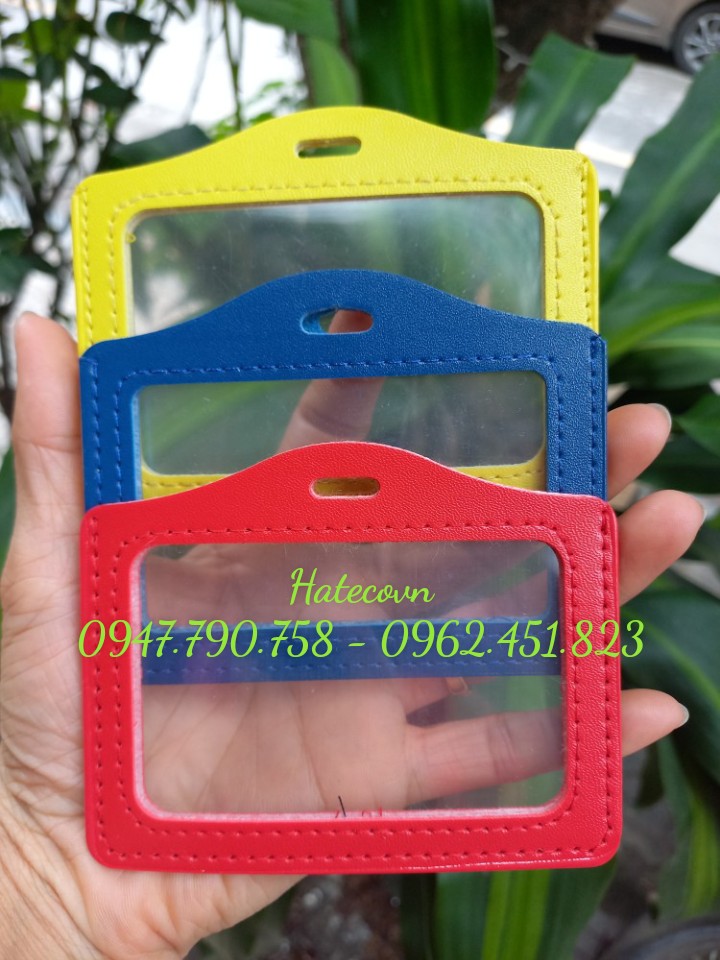 BAO THẺ DA CÁC LOẠI 1 MẶT 2 MẶT - MẶT THẺ DA