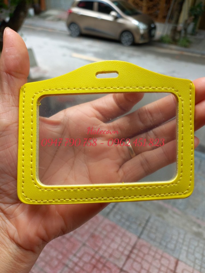 BAO THẺ DA CÁC LOẠI 1 MẶT 2 MẶT - MẶT THẺ DA