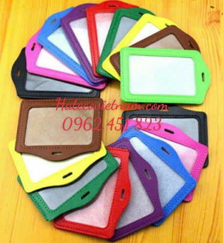 BAO THẺ DA CÁC LOẠI 1 MẶT 2 MẶT - MẶT THẺ DA