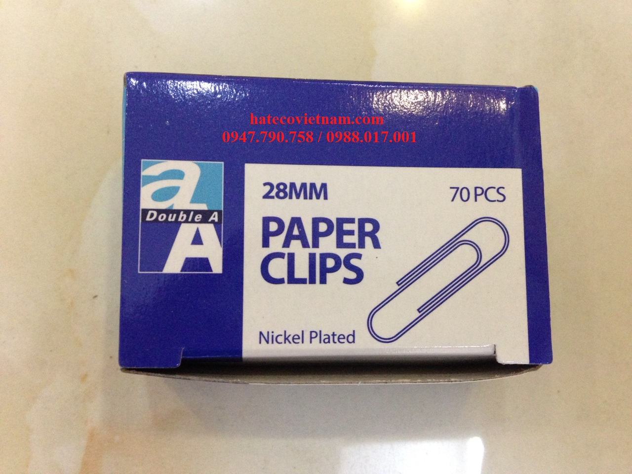 Ghim vòng C28 DoubleA - Kẹp giấy đầu tròn - Ghim cài