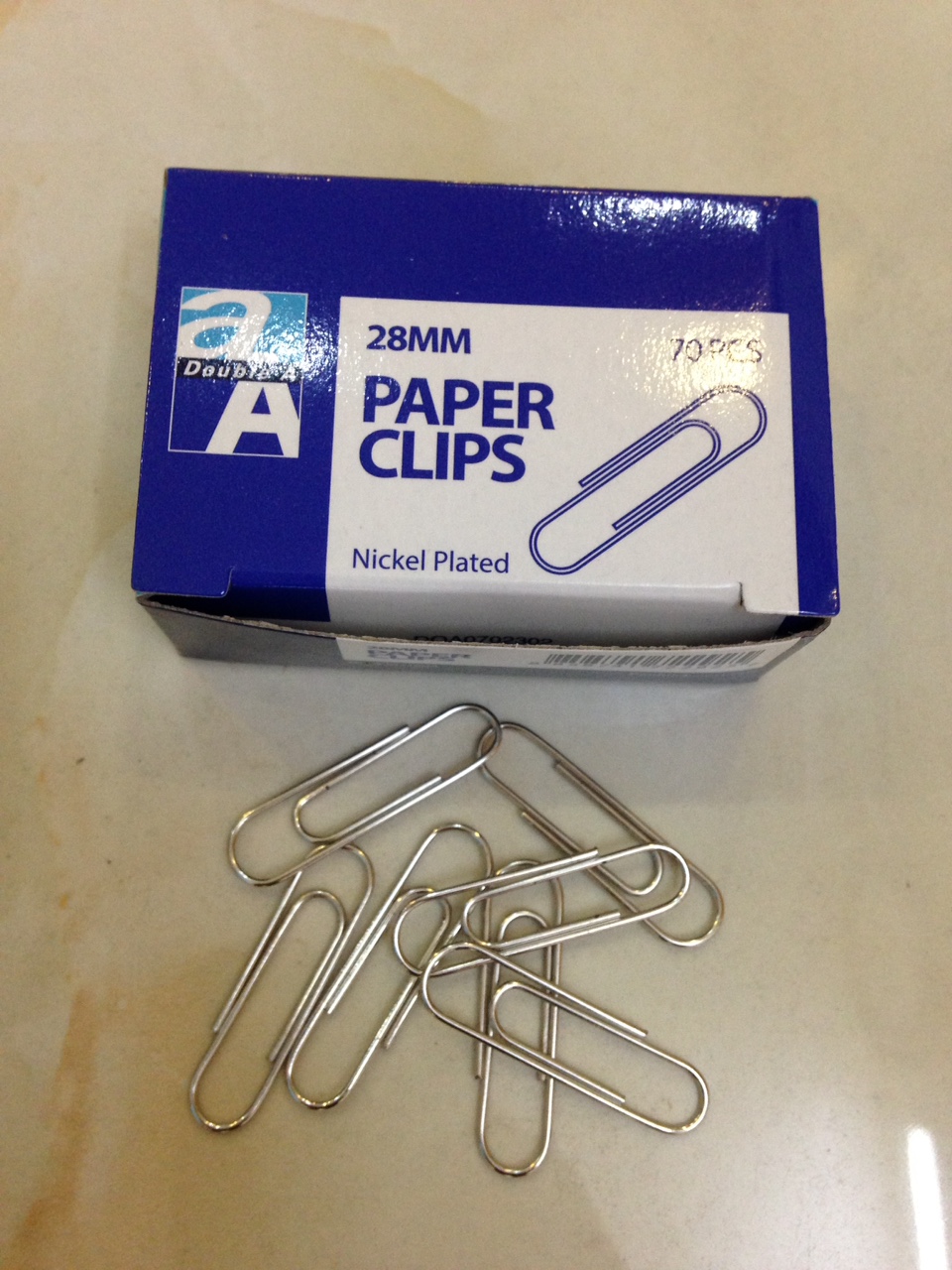 Ghim vòng C28 DoubleA - Kẹp giấy đầu tròn - Ghim cài