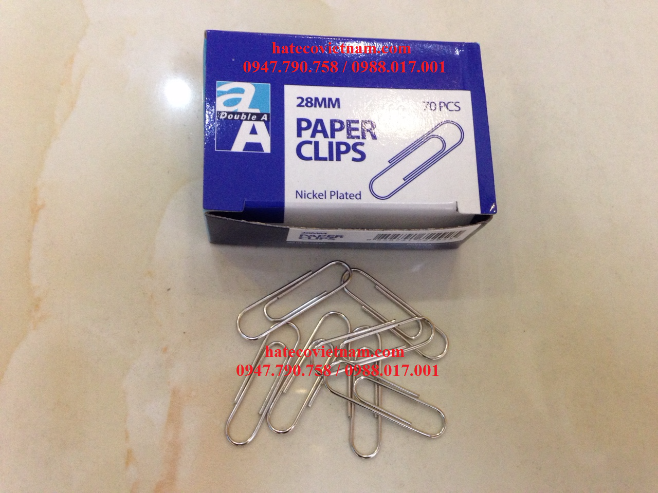 Ghim vòng C28 DoubleA - Kẹp giấy đầu tròn - Ghim cài