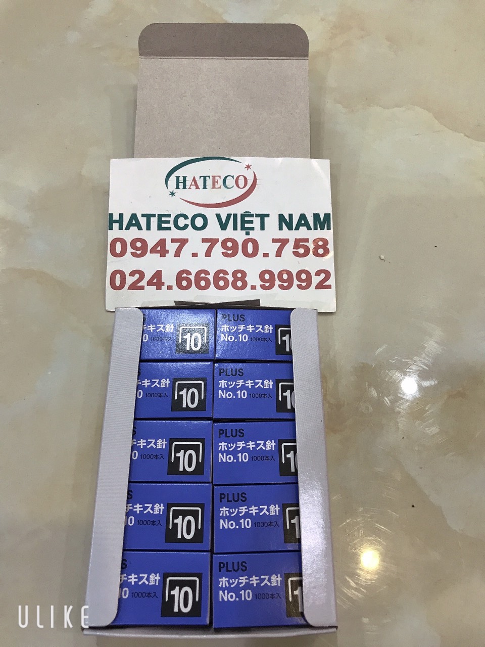 Đạn ghim số 10 Plus (HÀNG CHÍNH HÃNG) - Đinh ghim - Ghim bấm số 10