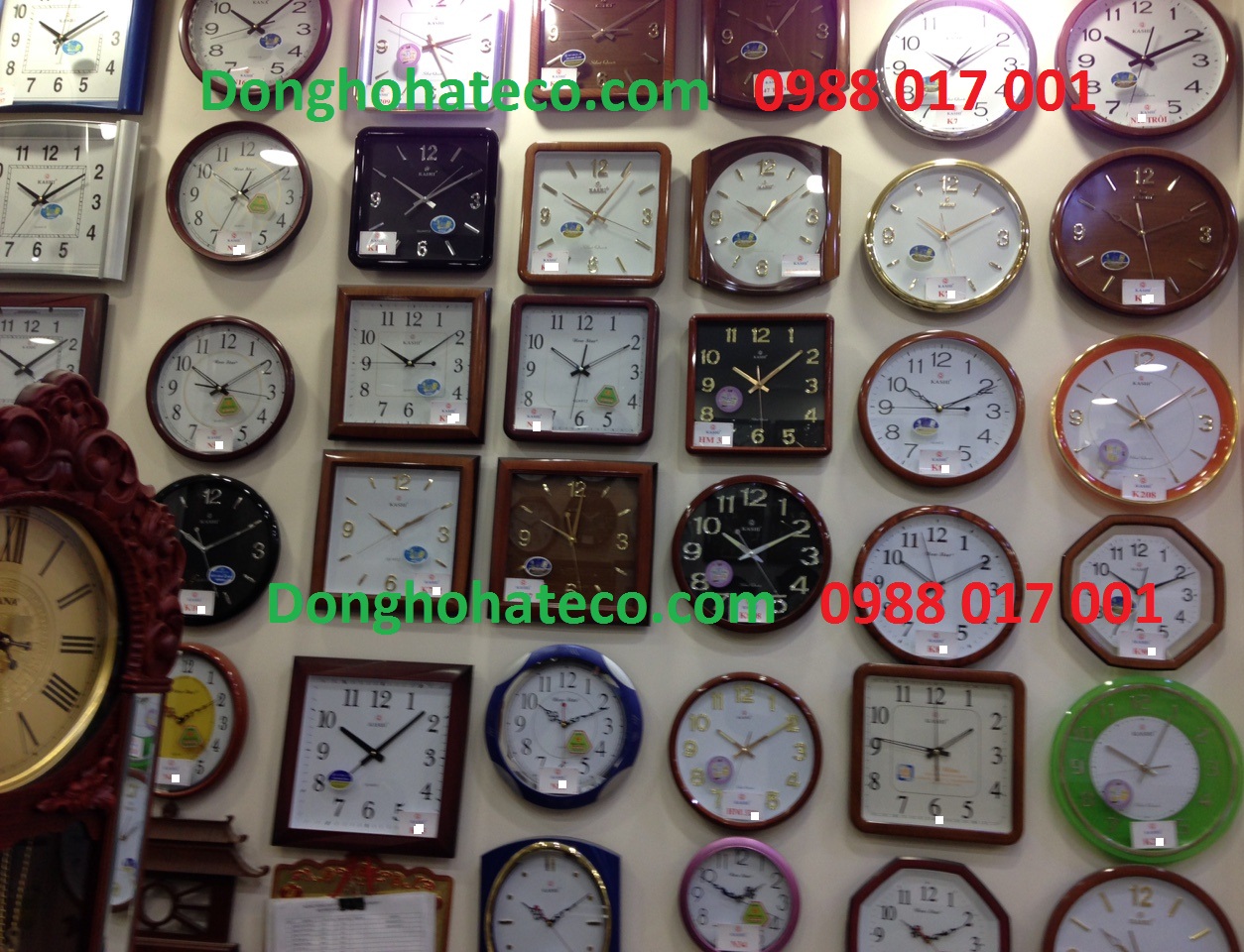 ĐỒNG HỒ TREO TƯỜNG KASHI K81 SỐ HỌC TRÒ KIM TRÔI SIÊU TĨNH Đồng hồ treo tường chính hãng bảo hành 2 năm