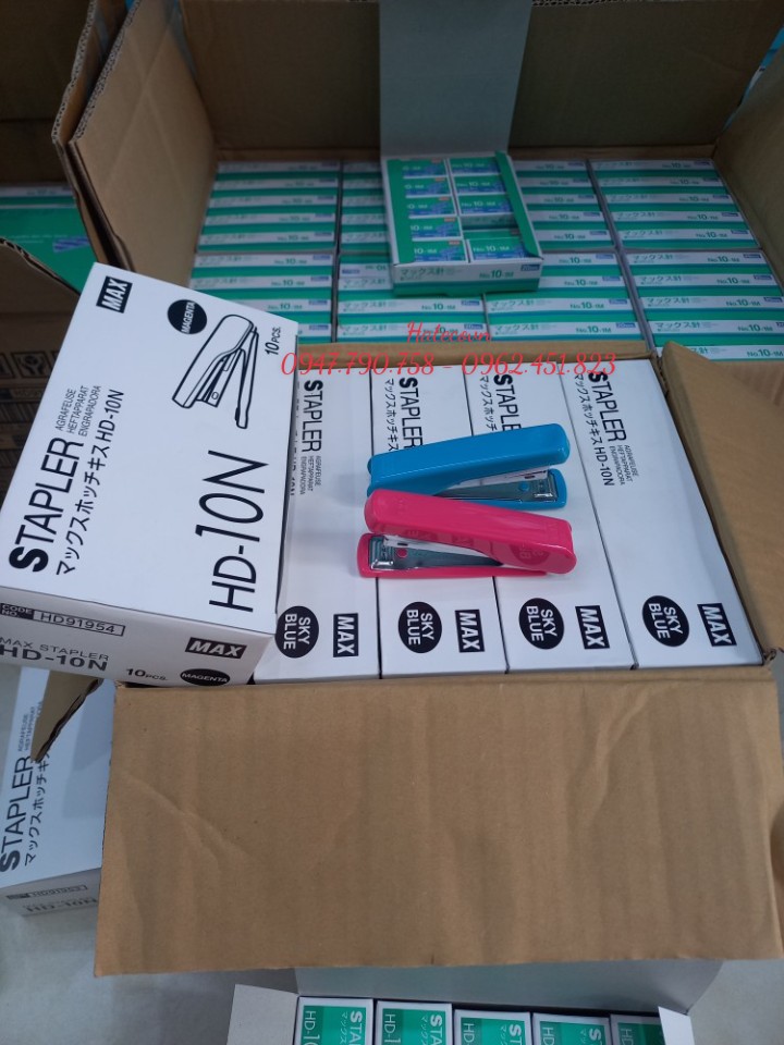 DẬP GHIM SỐ 10 MAX HD-10N, CHÍNH HÃNG - GHIM BẤM NHẬT BẢN