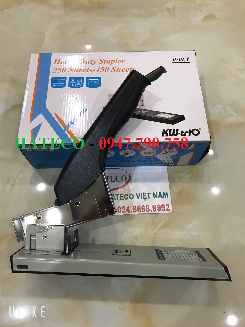 DẬP GHIM ĐẠI 250 TỜ - 450 TỜ KW-TRIO 050LY HÀNG CHÍNH HÃNG