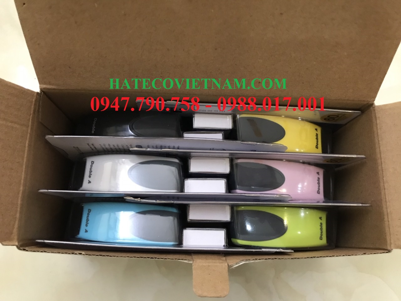 DẬP GHIM TRỢ LỰC DOUBLE A THÁI LAN ST10R, 30 TỜ - DẬP THÔNG MINH HÀNG CHÍNH HÃNG