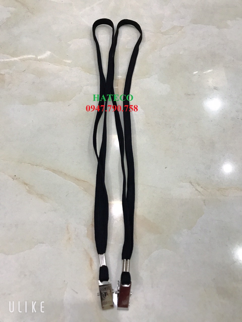 DÂY ĐEO THẺ DÂY DÙ KẸP SẮT MÀU XANH/ NÂU/ ĐEN (loại 1) - DÂY ĐEO THẺ HỌC SINH, SINH VIÊN