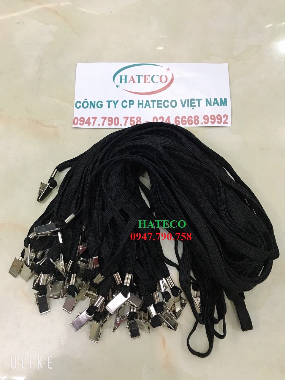 DÂY ĐEO THẺ DÂY DÙ KẸP SẮT MÀU XANH/ NÂU/ ĐEN (loại 1) - DÂY ĐEO THẺ HỌC SINH, SINH VIÊN