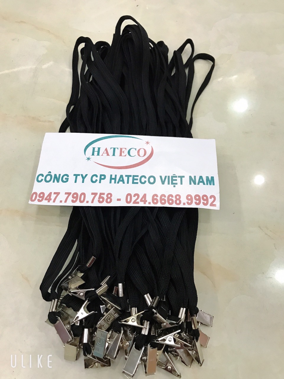 DÂY ĐEO THẺ DÂY DÙ KẸP SẮT MÀU XANH/ NÂU/ ĐEN (loại 1) - DÂY ĐEO THẺ HỌC SINH, SINH VIÊN