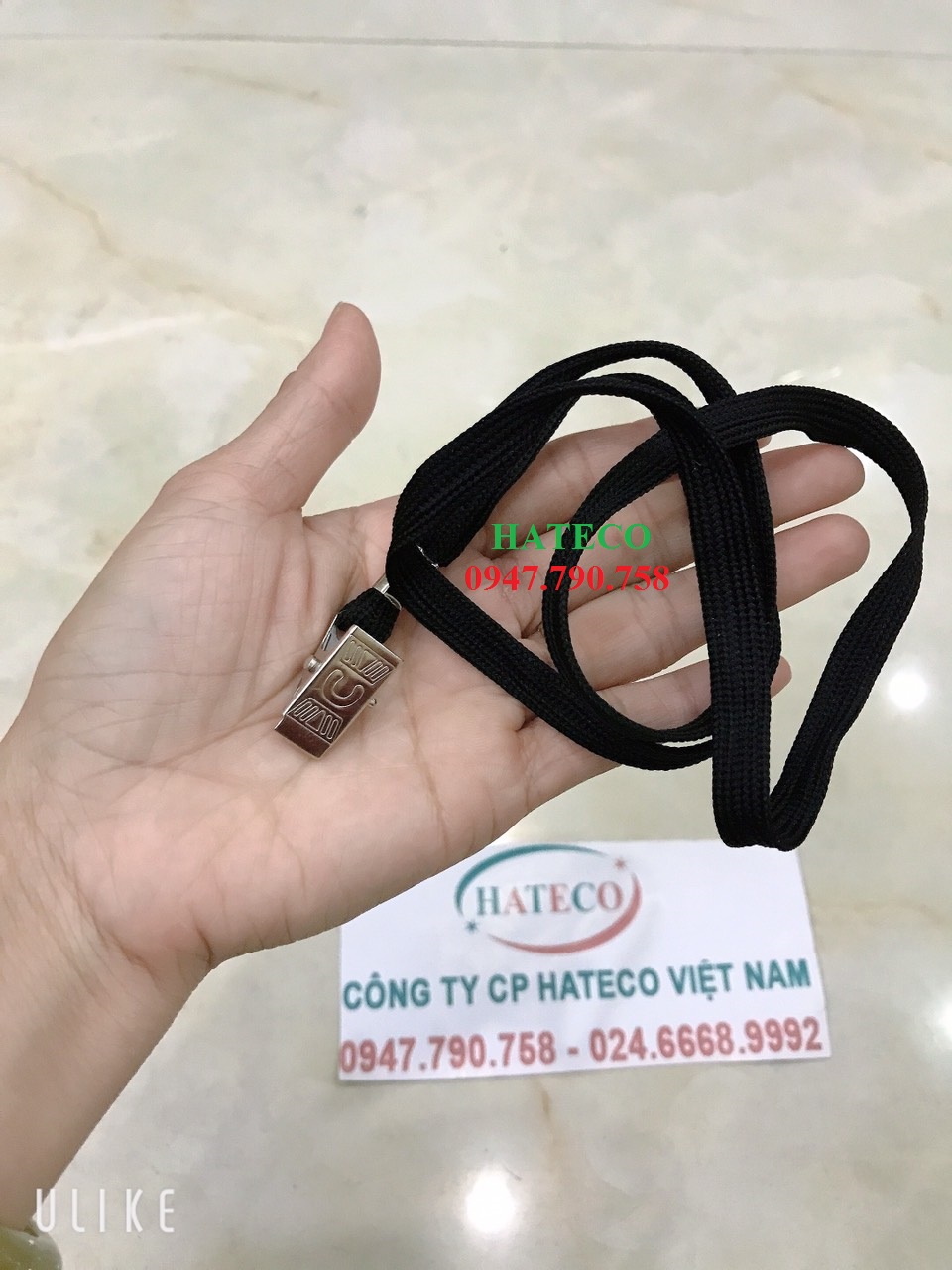 DÂY ĐEO THẺ DÂY DÙ KẸP SẮT MÀU XANH/ NÂU/ ĐEN (loại 1) - DÂY ĐEO THẺ HỌC SINH, SINH VIÊN