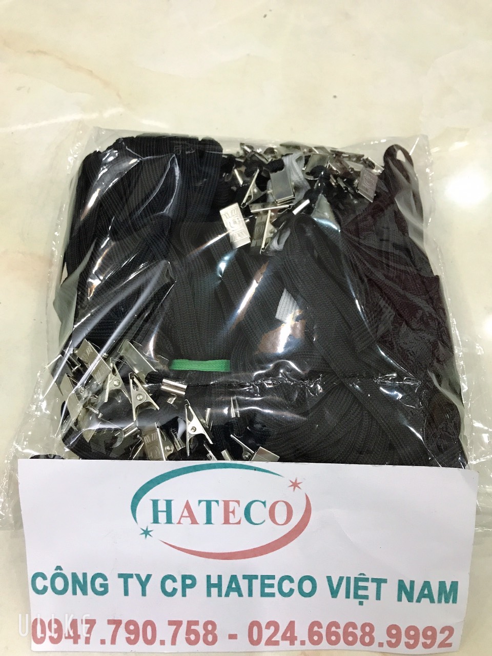 DÂY ĐEO THẺ DÂY DÙ KẸP SẮT MÀU XANH/ NÂU/ ĐEN (loại 1) - DÂY ĐEO THẺ HỌC SINH, SINH VIÊN