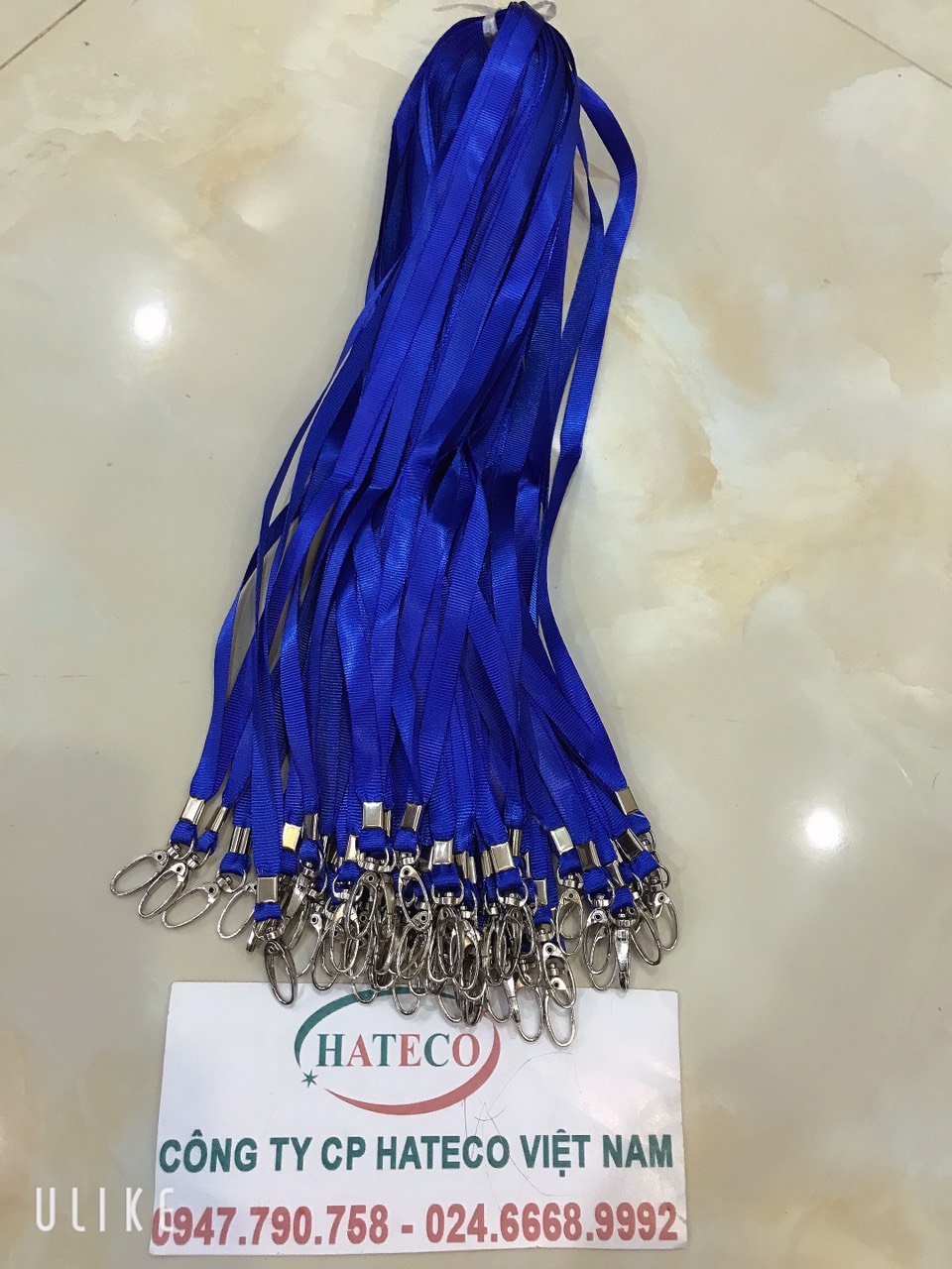 DÂY ĐEO THẺ LỤA MÓC SẮT bản rộng 1cm (loại 1) - DÂY ĐEO THẺ HỌC SINH, SINH VIÊN