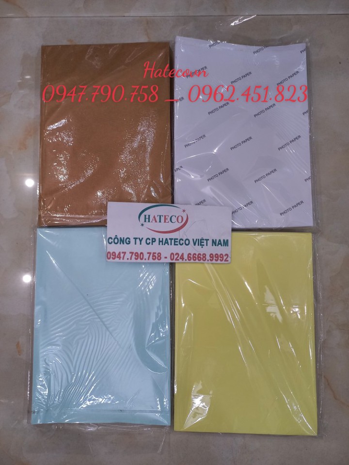 ĐỀ CAN DA BÒ A4 - DECAL XI MĂNG - DECAL BÁM DÍNH TỐT (100 tờ/ tập)